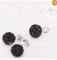 conjunto plata ley 925 mm pendientes y colgante